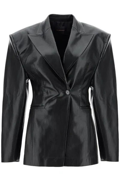 The Andamane Octavia Hourglass Blazer In Black