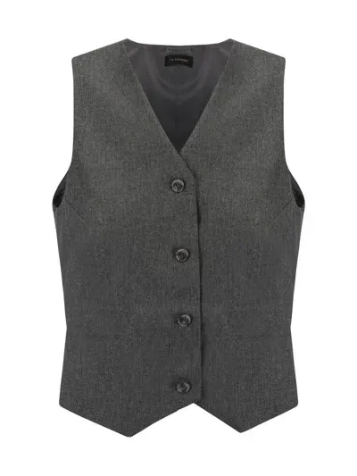 The Andamane Pauline Vest In Grey Melange