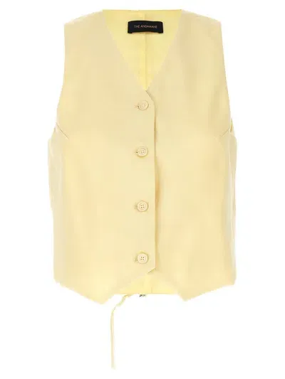 The Andamane Pauline Gilet Yellow In 黄色的