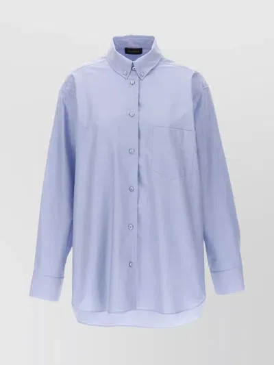 The Andamane 'robbie' Shirt Featuring Back Yoke In Light Blue