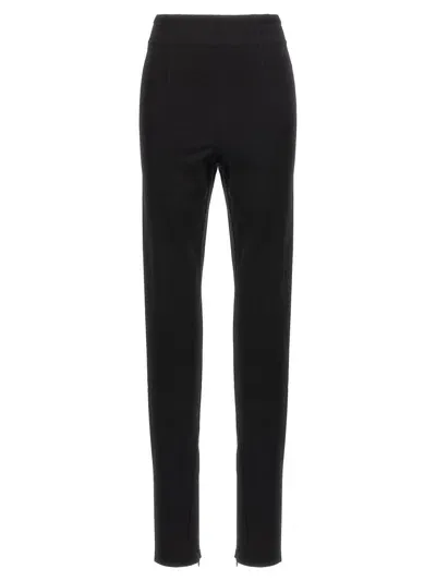 The Andamane Leggings High Waist Seam Detailing In Black