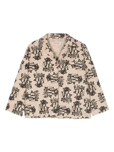 The Animals Observatory Kids' The Long Kangaroo Shirt In Neutrals