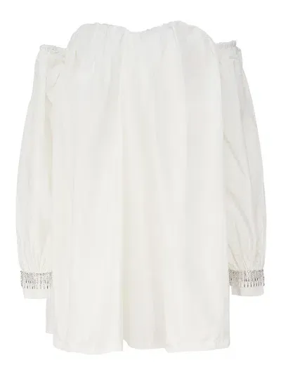 The Archivia Vestido Corto - Blanco In White