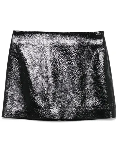 The Frankie Shop Mary Mini Skirt In Black