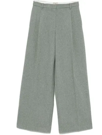 The Garment Wide-leg Trousers In Grey