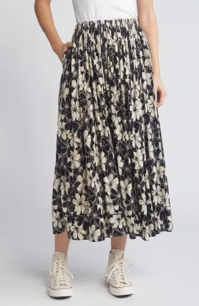 The Great . The Sway Floral Maxi Skirt In Multi