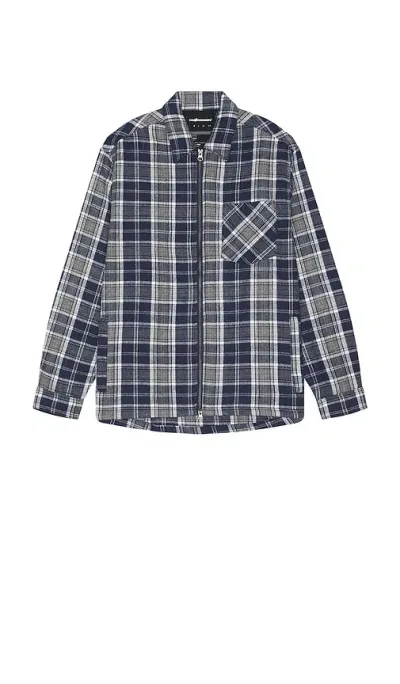 The Hundreds Alma Long Sleeve Woven Shirt In 네이비