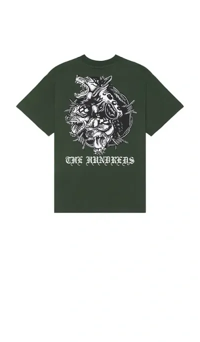 The Hundreds Pharoah's Wrath T-shirt In Forest Green