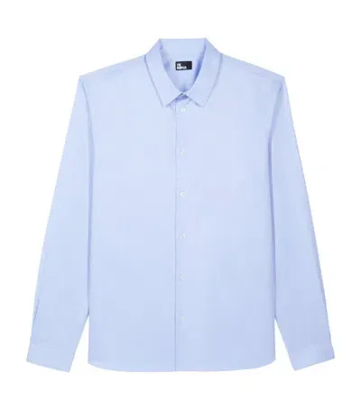 The Kooples Cotton Long-sleeve Shirt In Blue White