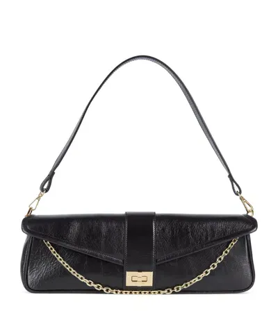 The Kooples Leather Clutch Bag In Black