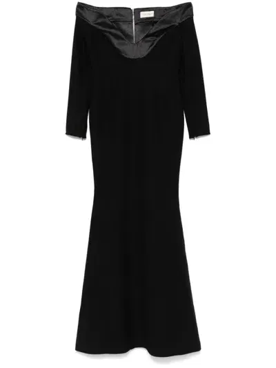 The New Arrivals Ilkyaz Ozel Orreda Maxi Dress In Black