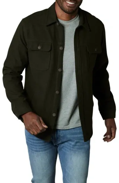 The Normal Brand Brisghtside Flannel Lined Workwear Jacket In Green