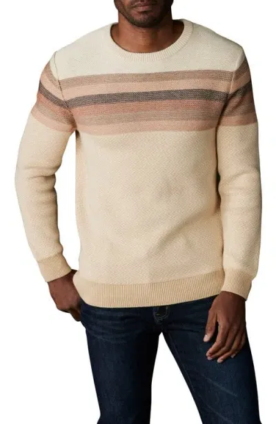 The Normal Brand Stripe Ski Sweater In Ivory Multi