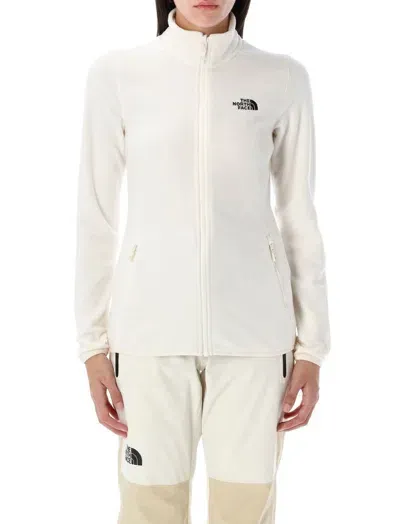 The North Face 100 Glacier Full-zip Fleece In White