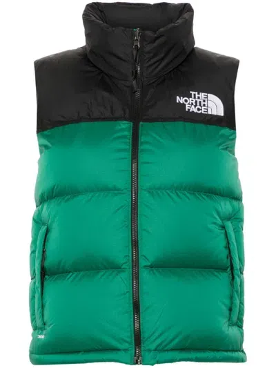 The North Face 1996 Retro Nuptse Gilet In Evergreen