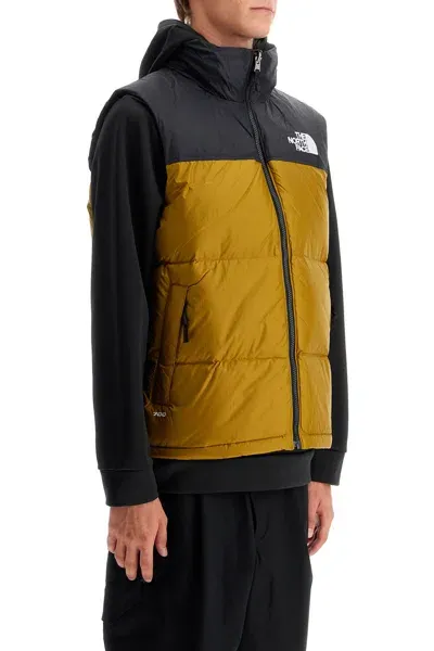 The North Face 1996 Retro Nuptse Puffer Vest In Khaki