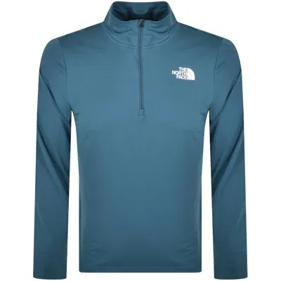 The North Face 24/7 Quarter Zip T Shirt Blue