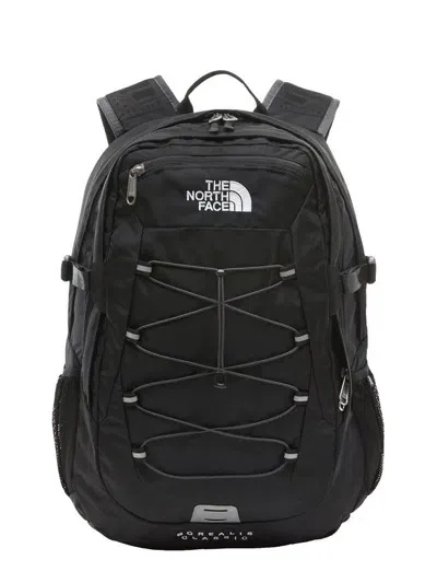 The North Face Borealis Logo Embroidered Backpack In Black