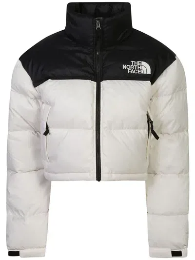 The North Face W Nuptse Short Jacket In White