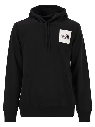 The North Face Fine Hooded Sweatshirt In Black