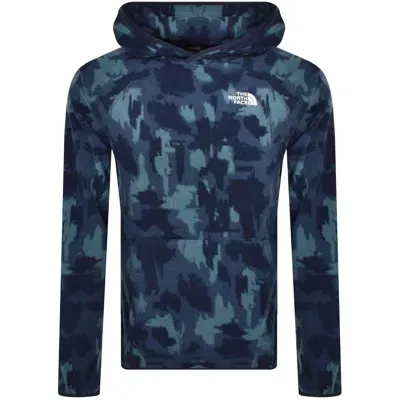 The North Face Fleece Hoodie Blue