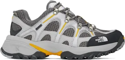 The North Face Gray Hedgehog '06 Rvst Gore-tex Sneakers In 8hi Summit Gold/meta