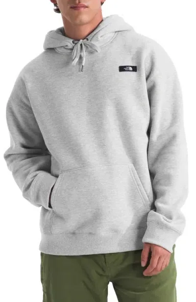 The North Face Heavyweight Graphic Hoodie In Tnf Light Grey Heather