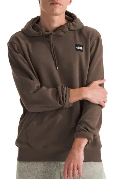 The North Face Heavyweight Logo Hoodie In Smokey Brown