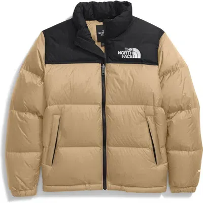 The North Face Kids' 1996 Retro Nuptse® Packable 700 Fill Power Down Jacket In Khaki Stone