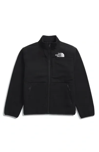 The North Face Kids' Denali Water Repellent Jacket In Tnf Black