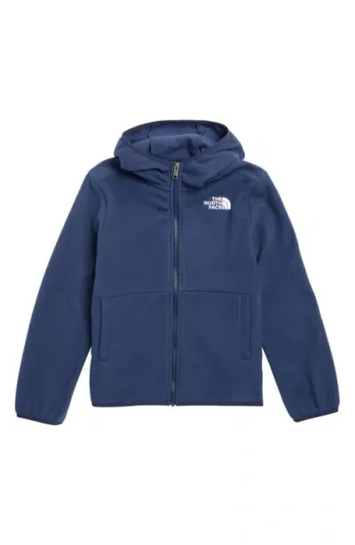 The North Face Kids' Glacier Zip Hoodie In Summit Navy