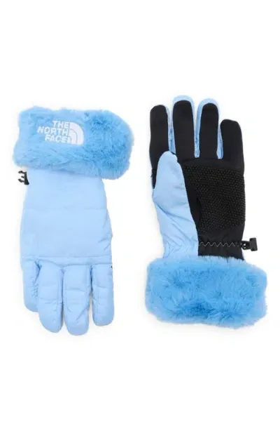 The North Face Kids' Mossbud Water Repellent Gloves In Cornflower