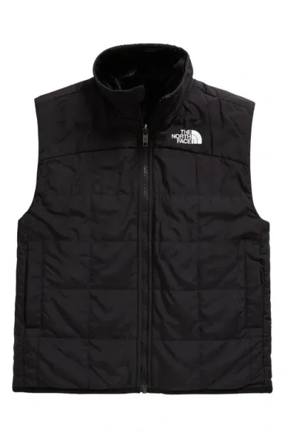 The North Face Kids' Shasta Reversible Vest In Tnf Black