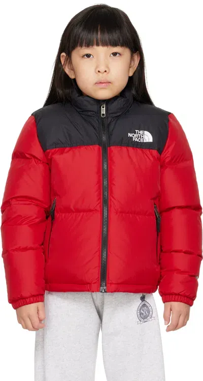 The North Face Little Kids Red 1996 Retro Nuptse Down Jacket In 682 Tnf Red