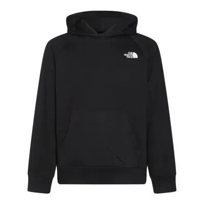 The North Face Logo Printed Hoodie In Black