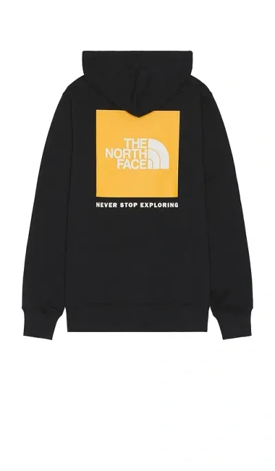 The North Face Men's Box Nse Pullover Hoodie In Tnf Black & Summit Gold