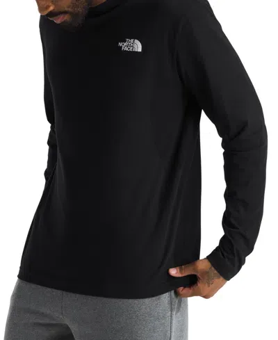 The North Face Men's Evolution Long-sleeve Logo T-shirt In Tnf Black