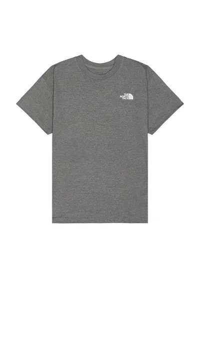 The North Face Men's Short Sleeve Evolution Box Fit T-shirt In Tnf Medium Grey