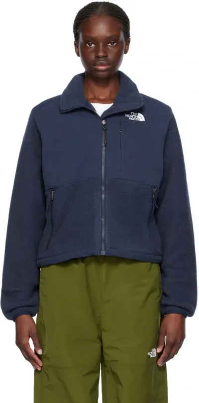 The North Face Navy Denali Jacket In 8k2 Summit Navy