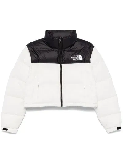 The North Face Nuptse Jacket In White