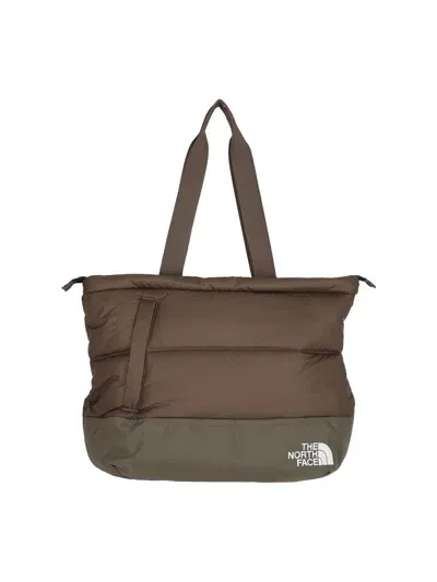 The North Face 'nuptse' Tote Bag In Brown