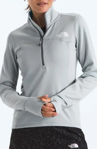 The North Face Winter Warm Pro Half-zip Pullover In High Rise Grey