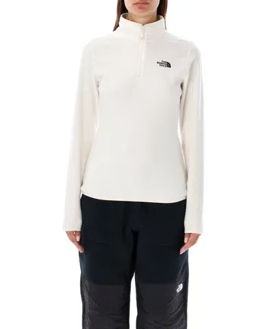 The North Face Zip-up Sweatshirt In Weiss