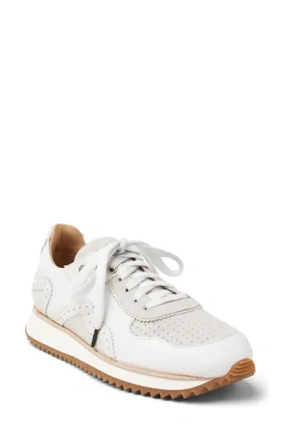 The Office Of Angela Scott Remi Sneaker In Cream