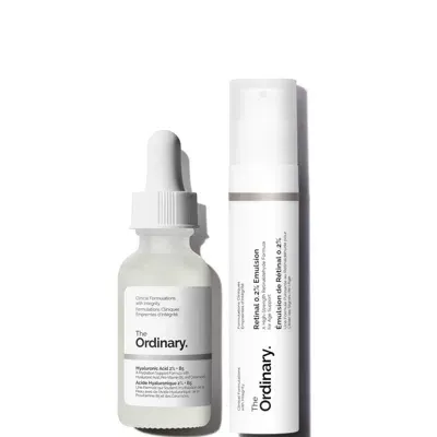 The Ordinary Hydrating & Resurfacing Night Duo In White