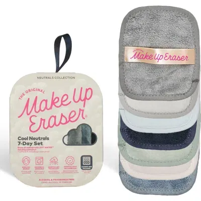 The Original Makeup Eraser Neutral 7-day Makeup Eraser Set With Laundry Bag In Cool Neutrals