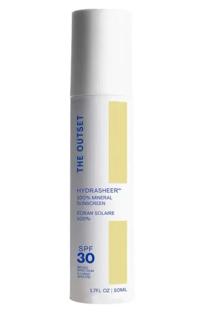 The Outset Hydrasheer 100% Mineral Sunscreen With Snow Mushroom