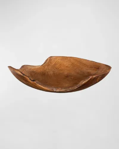 The Phillips Collection Teak Wood Bowl, Natural