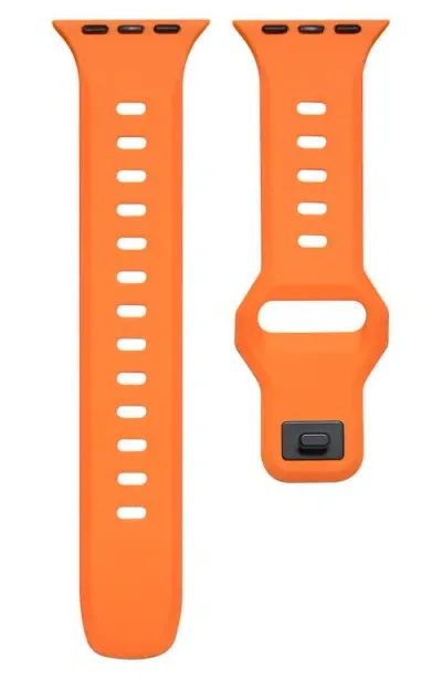 The Posh Tech Premium Silicone 38–41mm Apple Watch® Watchband In Orange