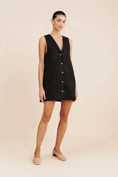 The Posse Nancy Mini Dress In Black